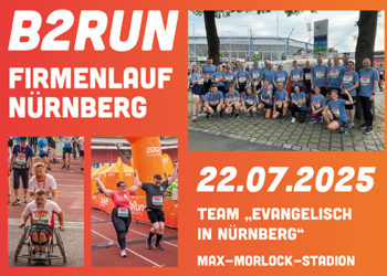 B2Run, Team „Evangelisch in Nürnberg“, 22.07.2025